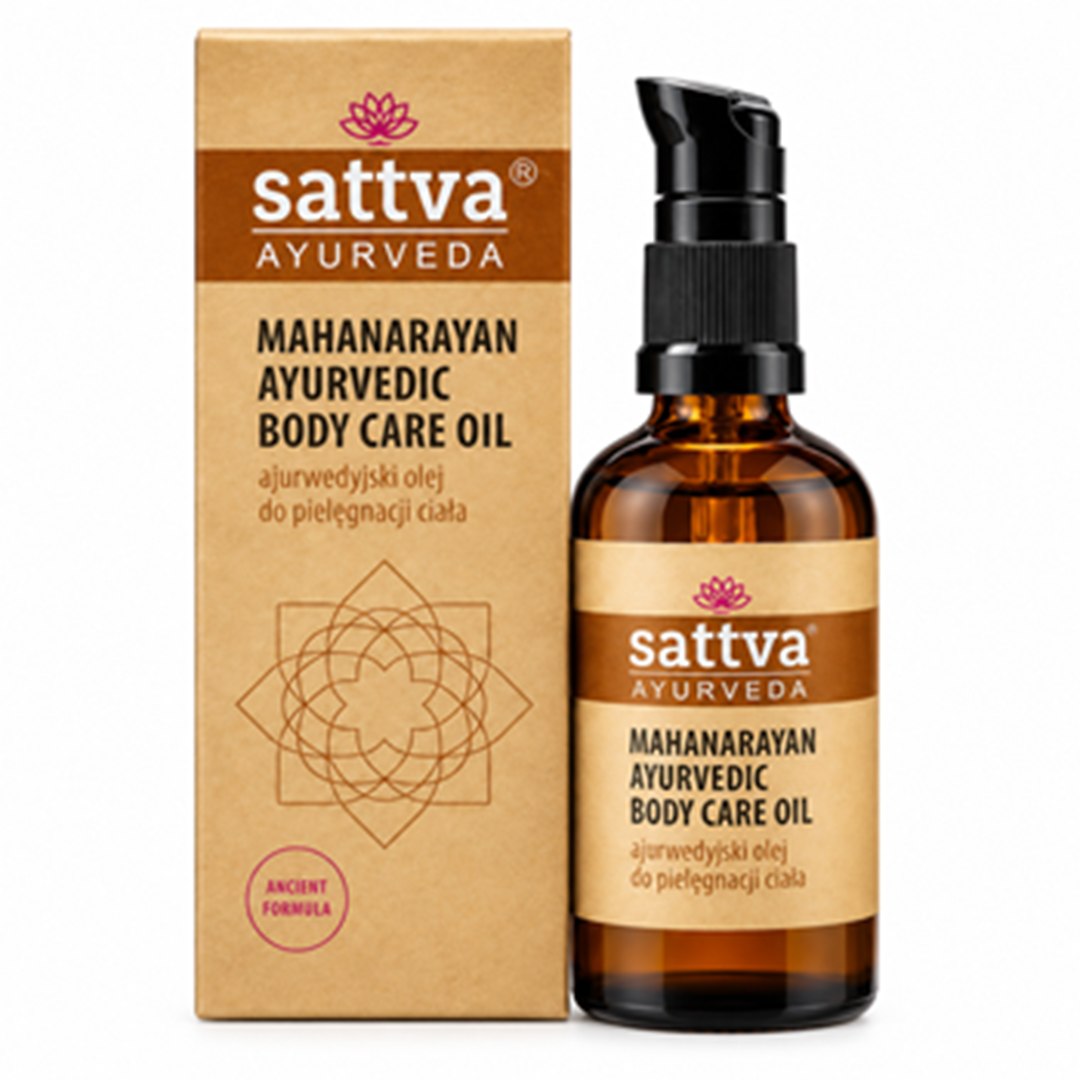 OLEJEK AJURWEDYJSKI DO CIAŁA MAHANARAYAN 100 ml - SATTVA