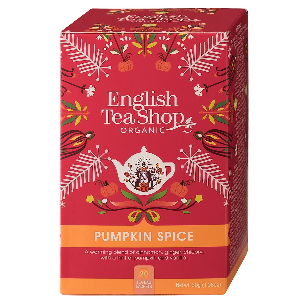 HERBATKA JESIENNA DYNIOWA Z PRZYPRAWAMI BIO (20 x 1,5 g) 30 g - ENGLISH TEA SHOP ORGANIC (PRODUKT SEZONOWY)